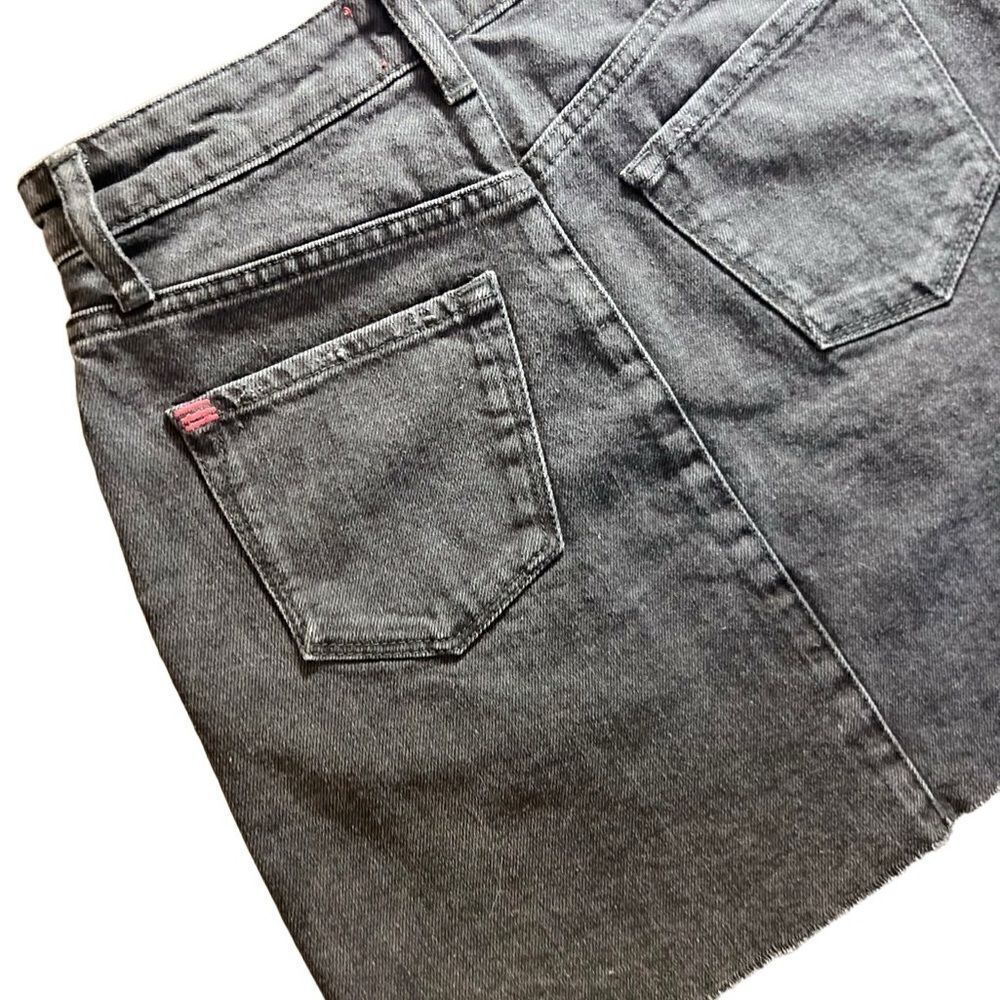 BDG Urban outfitters denim jean mini skirt distressed black size XS - Picture 3 of 10